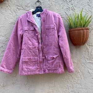 Limited Too Pink Fully Lined Jacket with Hoodie